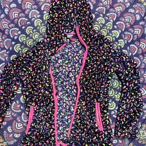 Lands' End Kids' Multicolor Fleece Puffer Jacket
